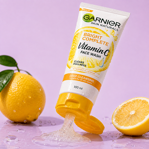 garnier vitamin c face wash